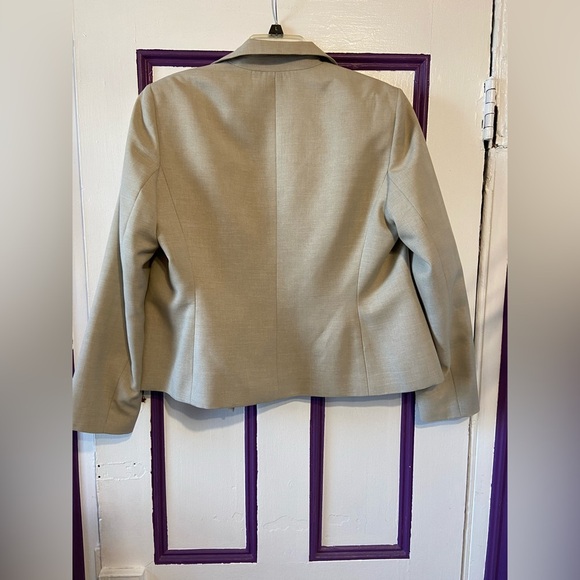 Jones Studio Women’s Blazer Jacket Size 14 Light Beige Workwear Professional - Picture 3 of 6
